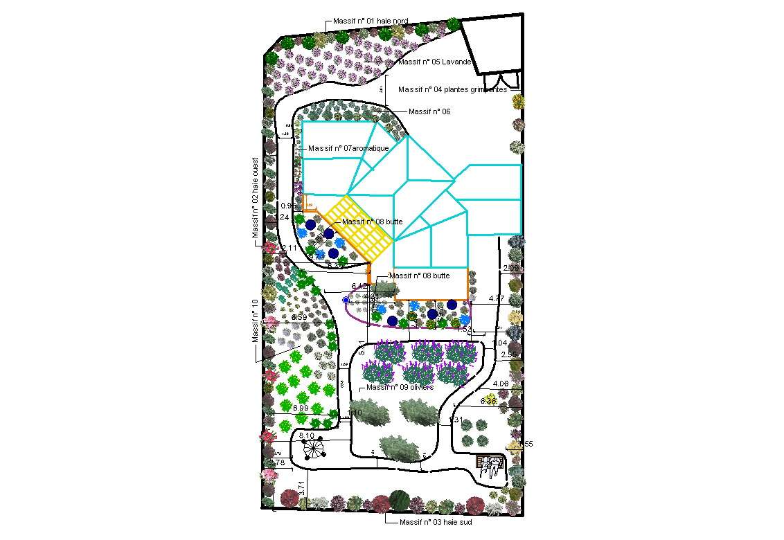 plan jardin